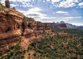 Red rock formations at at Boynton Canyon Trail in Sedona, USA Royalty Free Stock Photo